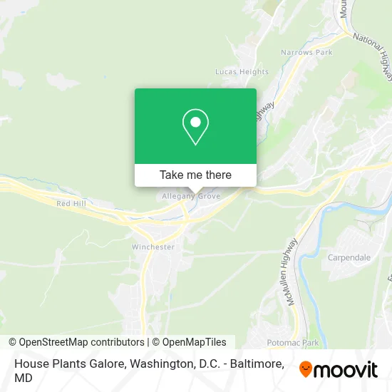 House Plants Galore map