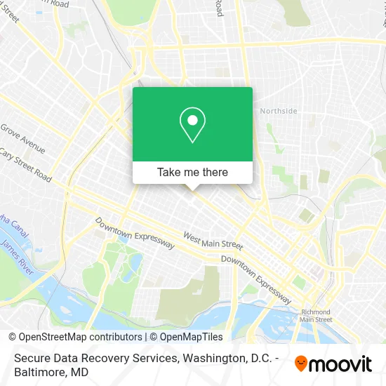 Secure Data Recovery Services map