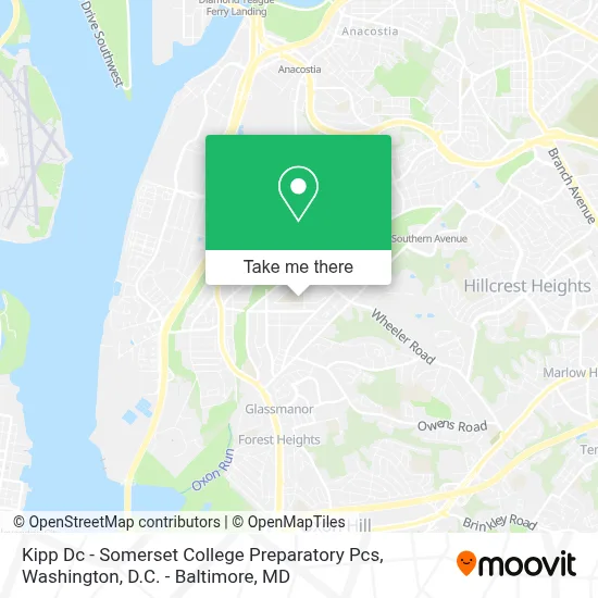 Kipp Dc - Somerset College Preparatory Pcs map