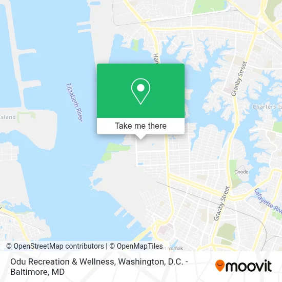 Odu Recreation & Wellness map