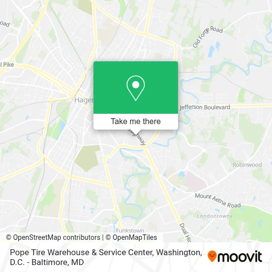 Pope Tire Warehouse & Service Center map