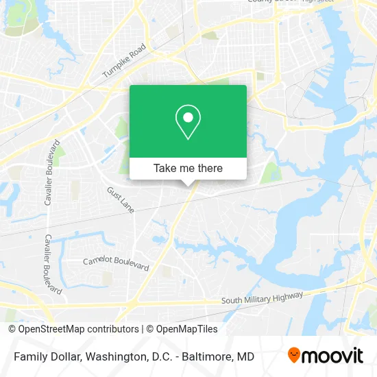 Family Dollar map
