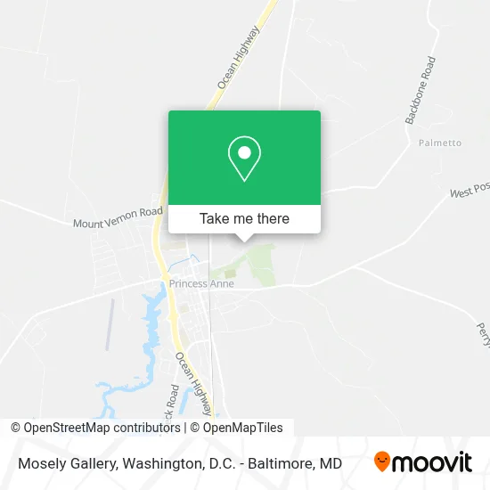 Mosely Gallery map