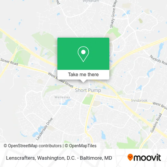Lenscrafters map