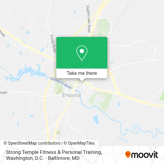 Strong Temple Fitness & Personal Training map