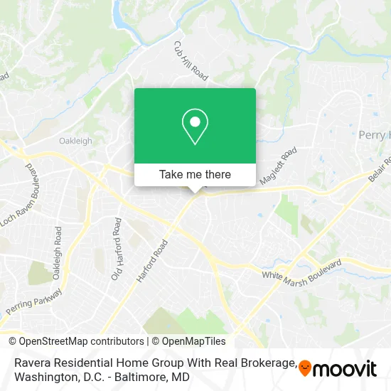 Ravera Residential Home Group With Real Brokerage map