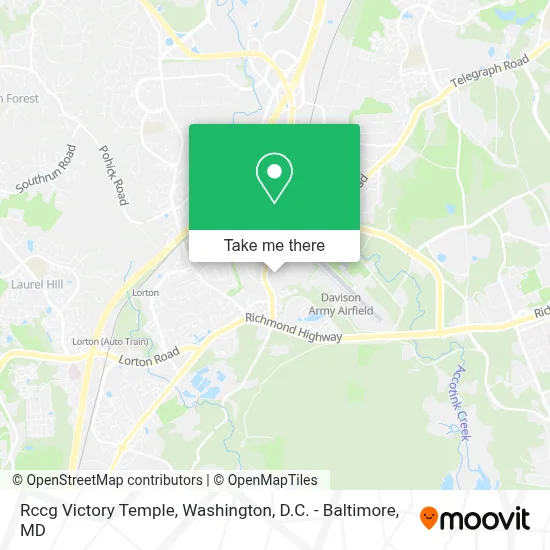 Rccg Victory Temple map