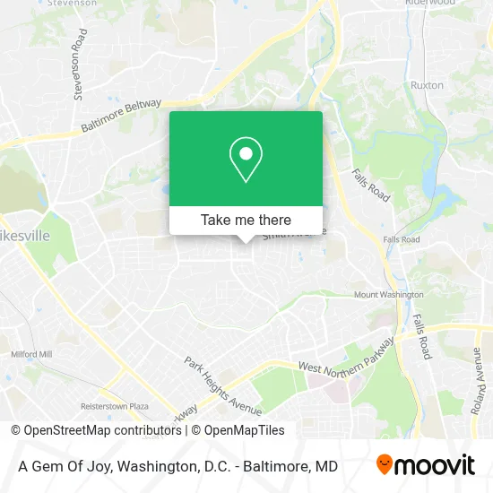 A Gem Of Joy map
