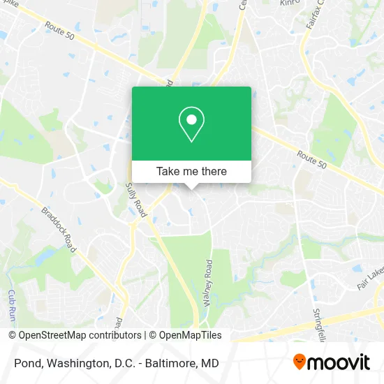 Pond map