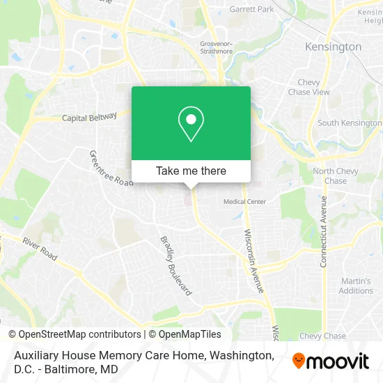 Auxiliary House Memory Care Home map