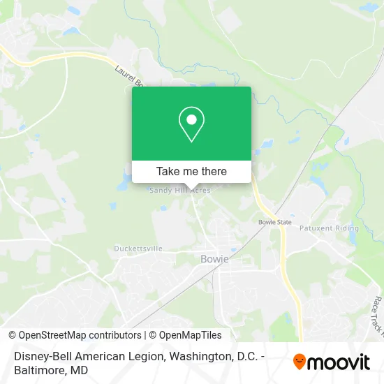 Disney-Bell American Legion map