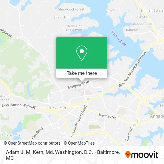 Adam J. M. Kern, Md map