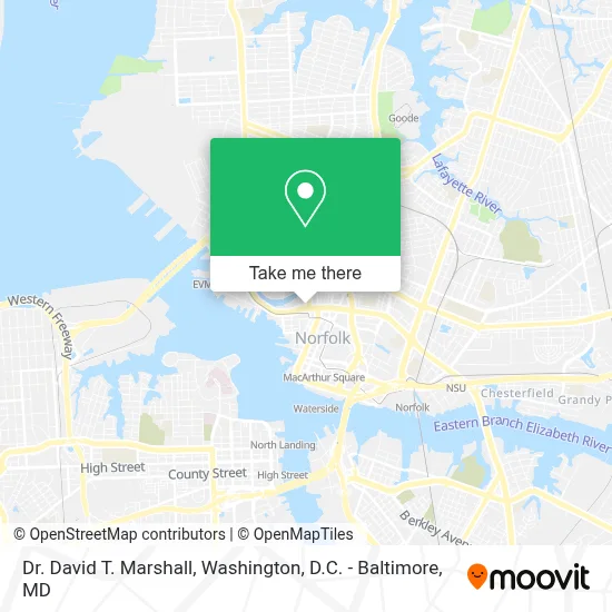 Dr. David T. Marshall map