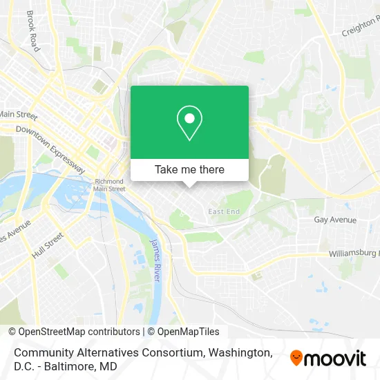 Community Alternatives Consortium map