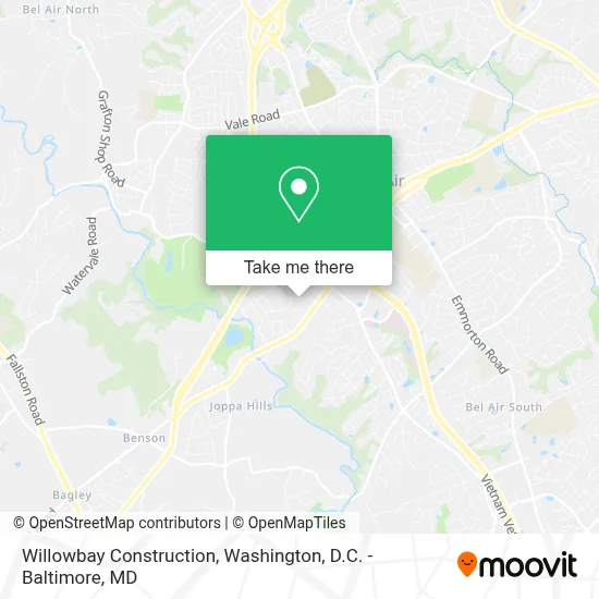Willowbay Construction map
