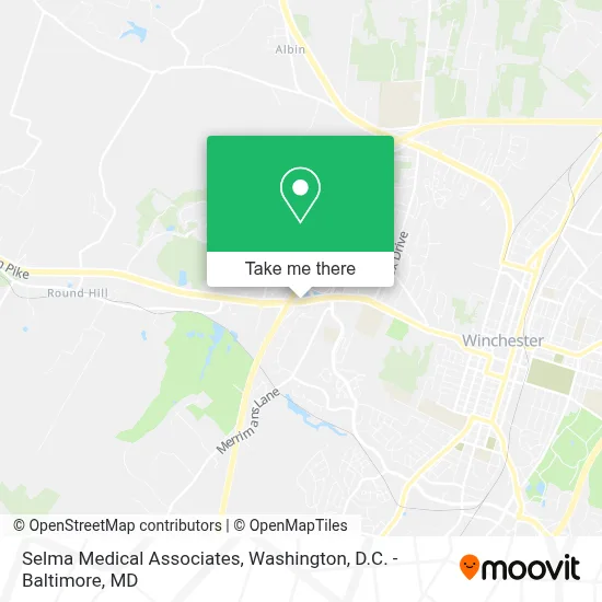 Selma Medical Associates map