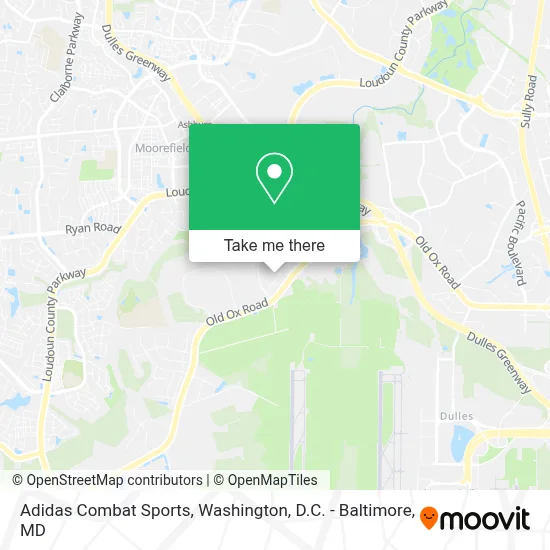 Adidas Combat Sports map