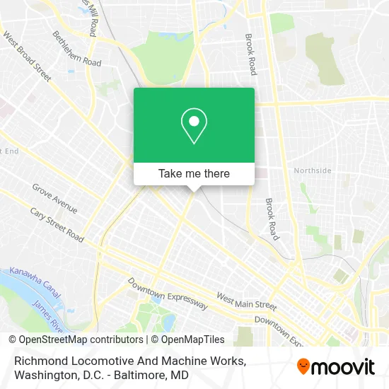 Richmond Locomotive And Machine Works map