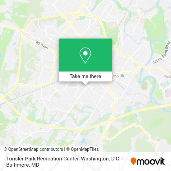 Tonsler Park Recreation Center map