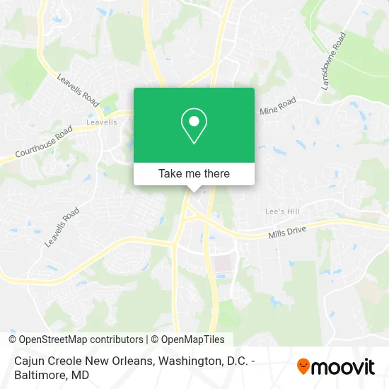Cajun Creole New Orleans map