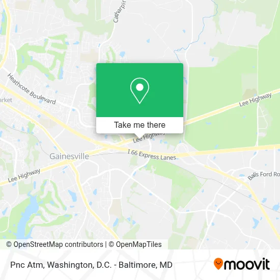 Pnc Atm map