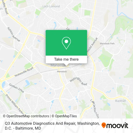 Q3 Automotive Diagnostics And Repair map