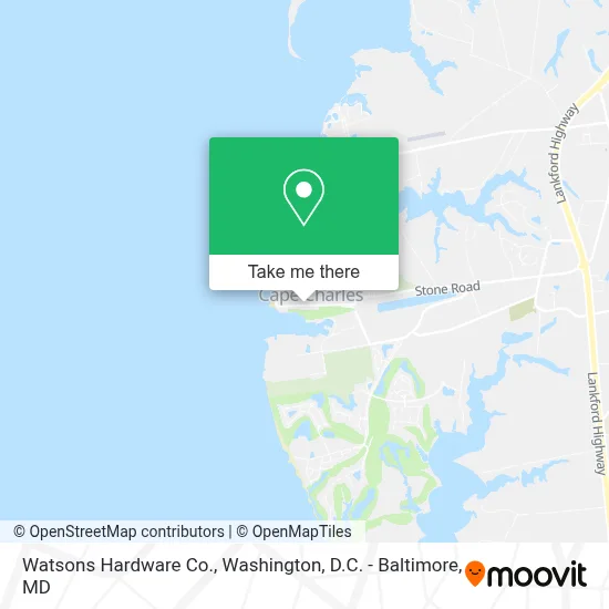 Watsons Hardware Co. map