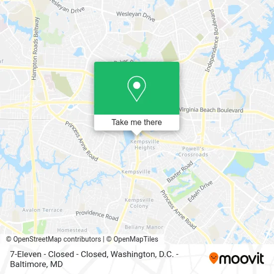 7-Eleven - Closed - Closed map