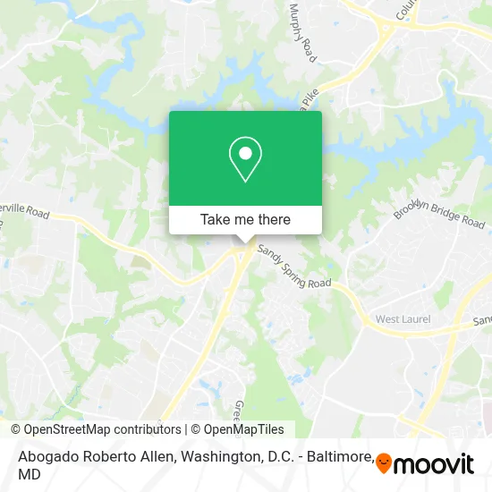 Abogado Roberto Allen map