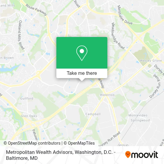 Metropolitan Wealth Advisors map