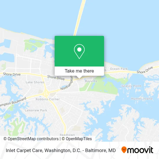Inlet Carpet Care map