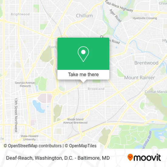Deaf-Reach map