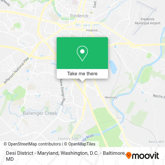 Desi District - Maryland map