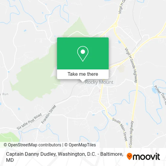 Captain Danny Dudley map