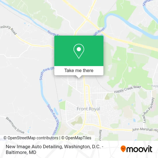 New Image Auto Detailing map
