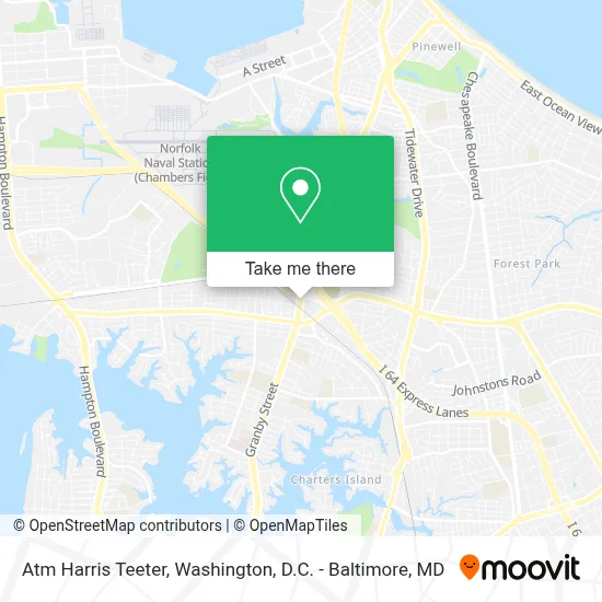 Atm Harris Teeter map