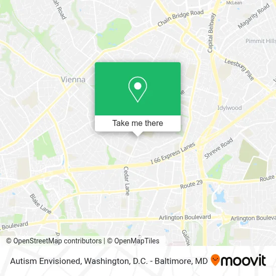 Autism Envisioned map
