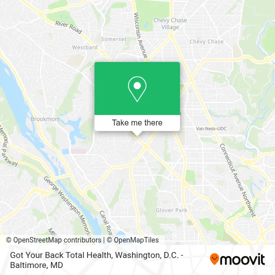Got Your Back Total Health map