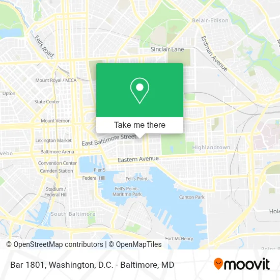 Bar 1801 map