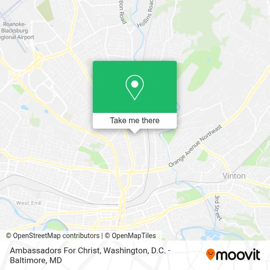 Ambassadors For Christ map