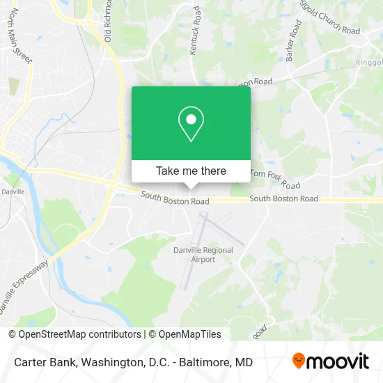 Carter Bank map