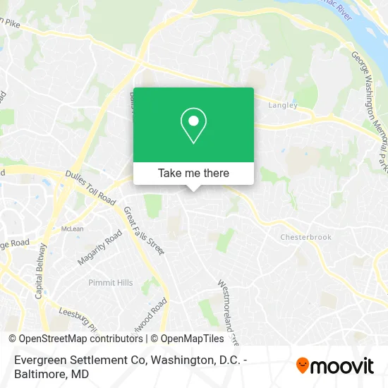 Evergreen Settlement Co map