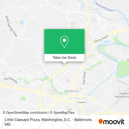 Little Caesars Pizza map