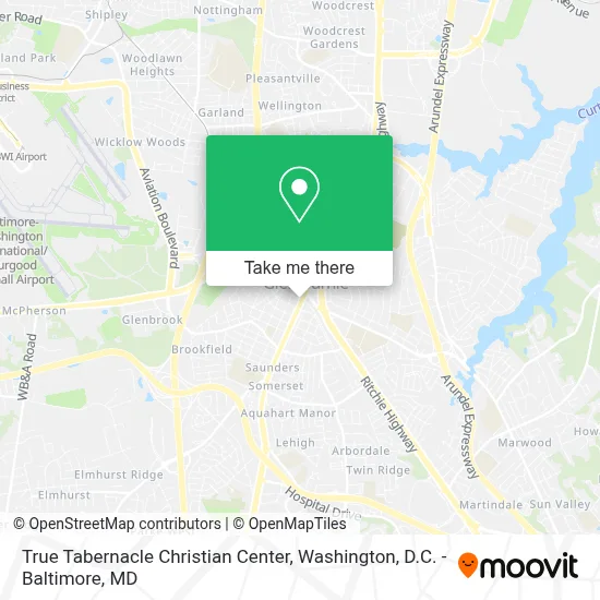 True Tabernacle Christian Center map