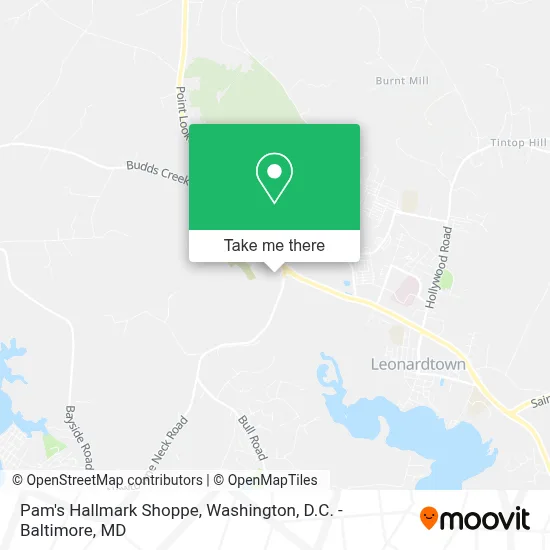 Pam's Hallmark Shoppe map