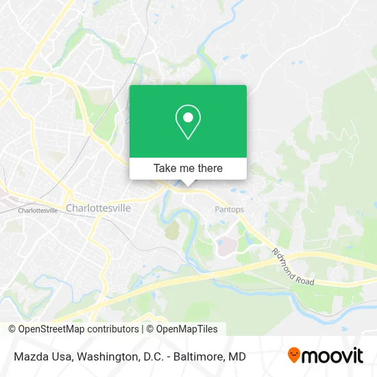 Mazda Usa map