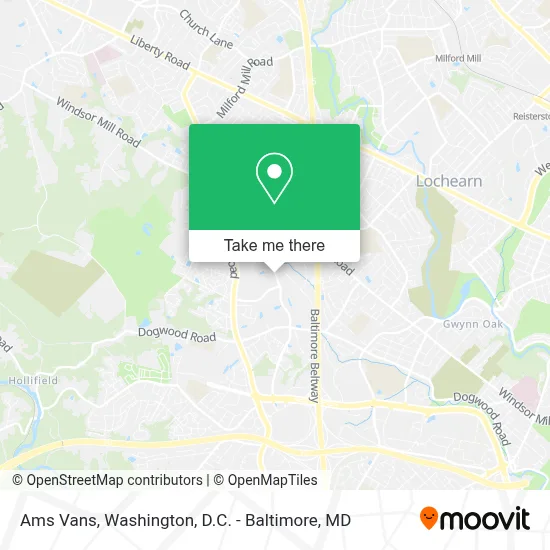 Ams Vans map