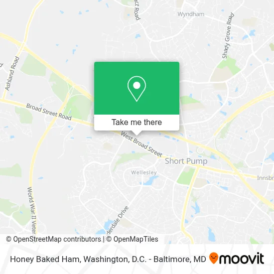 Honey Baked Ham map