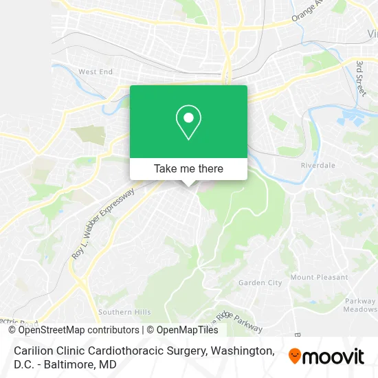 Carilion Clinic Cardiothoracic Surgery map