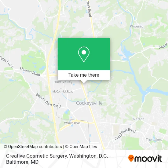 Creative Cosmetic Surgery map